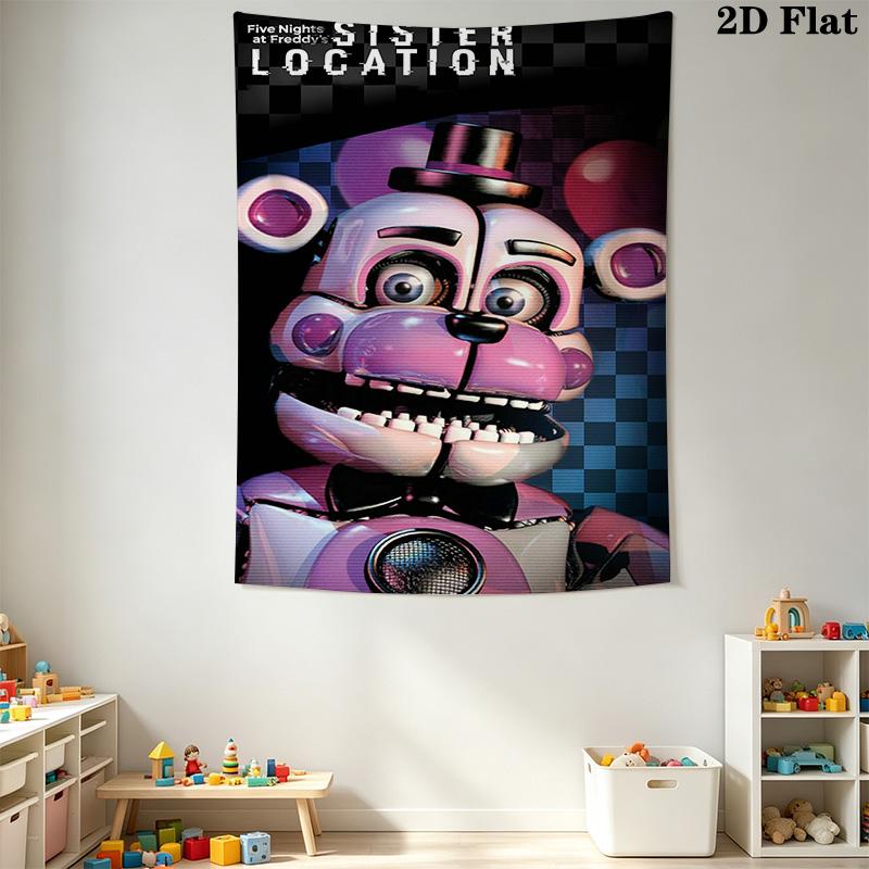 Five Nights at Freddy's Pattern Home Decor Tapestry, Wall Hanging, Decorative RV Wall Cloth.ZGT0914011