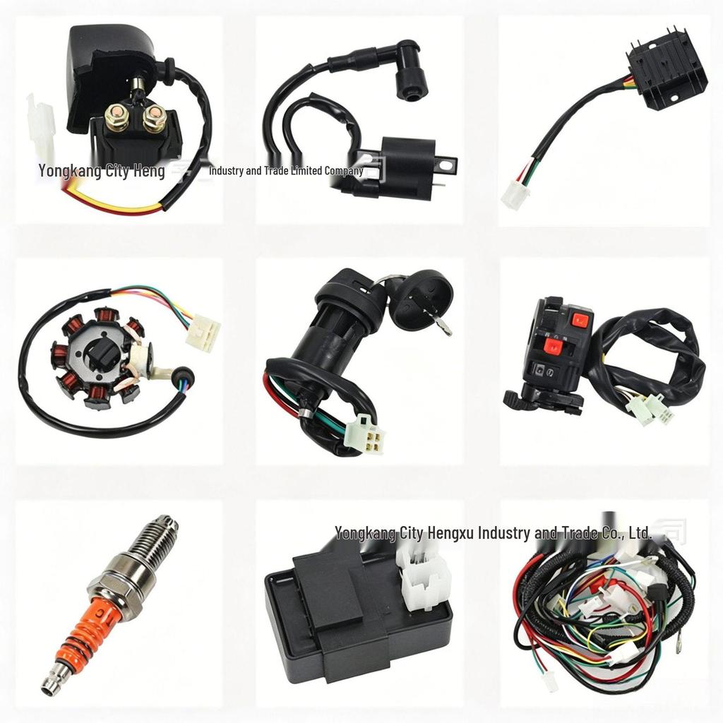 ATV Beach Car Electrical Wiring Harness & Switch CG125-250CC Accessories