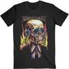 Megadeth Flaming Vic Band T-Shirt Cotton Graphic Tee Men Women Summer Streetwear