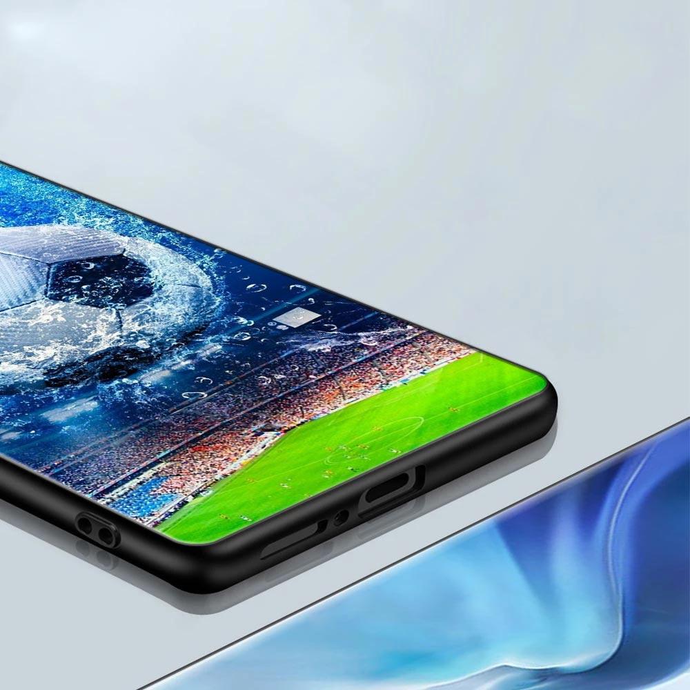 Football Field Soccer Ball For Xiaomi 15 Ultra 11T 12T 13T 14T Pro Phone Case Mi POCO X7 M7 F7 Pro F5 F6 M6 X3 X5 X6 Back Cover