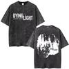 Summer New Game Dying Light Vintage Graphic Print T Shirt Men Women Streetwear Oversized T-shirt Harajuku Hip Hop Punk T-shirt