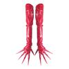Long Finger Enamel Leather Gloves For Cosplay Event Nails Protection Costume Accessories Arm Sleeves for Halloween Party