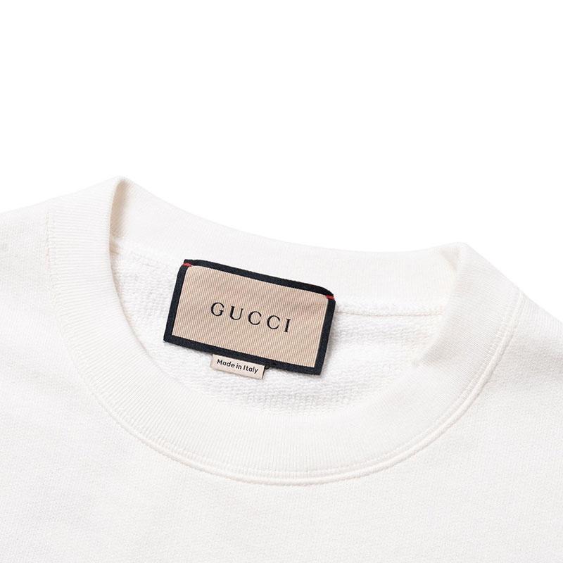 GUCCI SS24 Sweatshirt Men's Ivory White 771474-XJGCF-9095