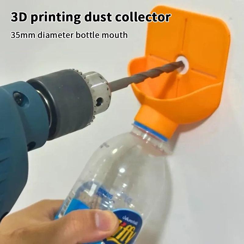 1Pcs High Efficiency Wall Drilling Dust Collector Box Non-Slip Easy Installation Drill Dust Collector Large Capacity Universal