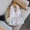 Women's Spicy Sexy V-neck Halter Summer Slim Fit Waist-cinching Tank Top