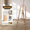 Cavalletto in Legno del Mali: Ideale per Studenti d'Arte, Pittura a Olio, Schizzi, Disegni 4K, con Cassetto e Supporto Espositore.