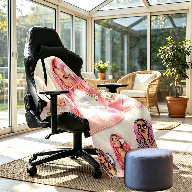 Karol G Print Blanket - Soft & Comfortable, for Bedroom, Travel, Sofa, Home Decoration - Birthday Christmas Gift for Friend