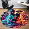 1pc Naruto Sasuke Office Round Area Rug, Under Office Chairs Bedroom Living Room Home Decor, Room Deco, Available in Various Sizes113