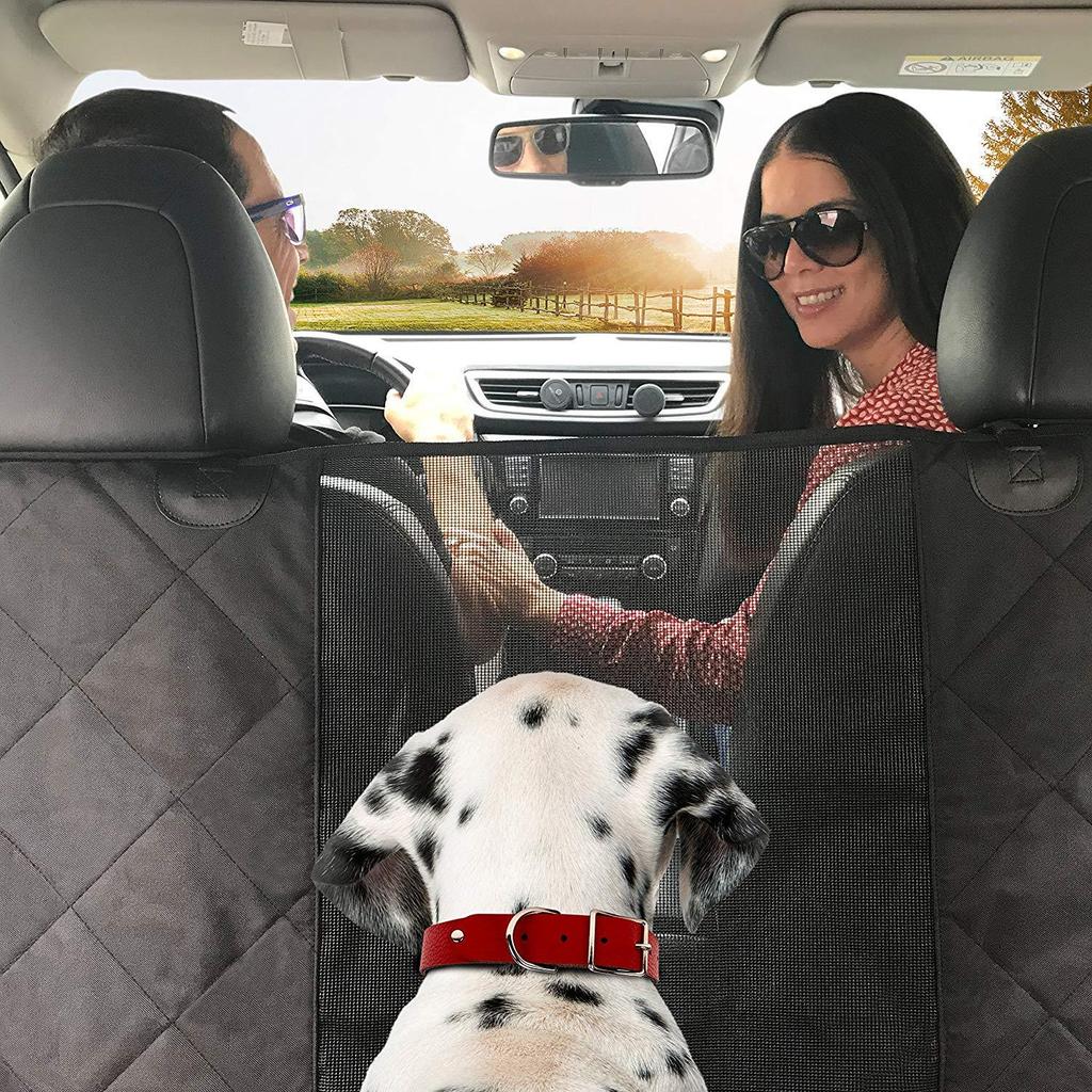 Car Back Seat Pet & People Mat - Stain-Proof, Waterproof Dog Seat Cover