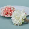 Artificial Flower Napkin Ring Farmhouse Rustic Jute Rope Dinner Napkin Holder Buckle Birthday Wedding Party Hotel Restaurant Table Decoration