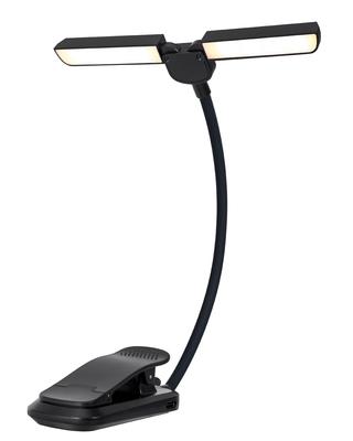 Small Clip-on LED Light, Rechargeable, Multi-purpose, 3-Button Operation, Stepless3-Level Dimming, Color Temperature Adjustment, Rotating Head,
