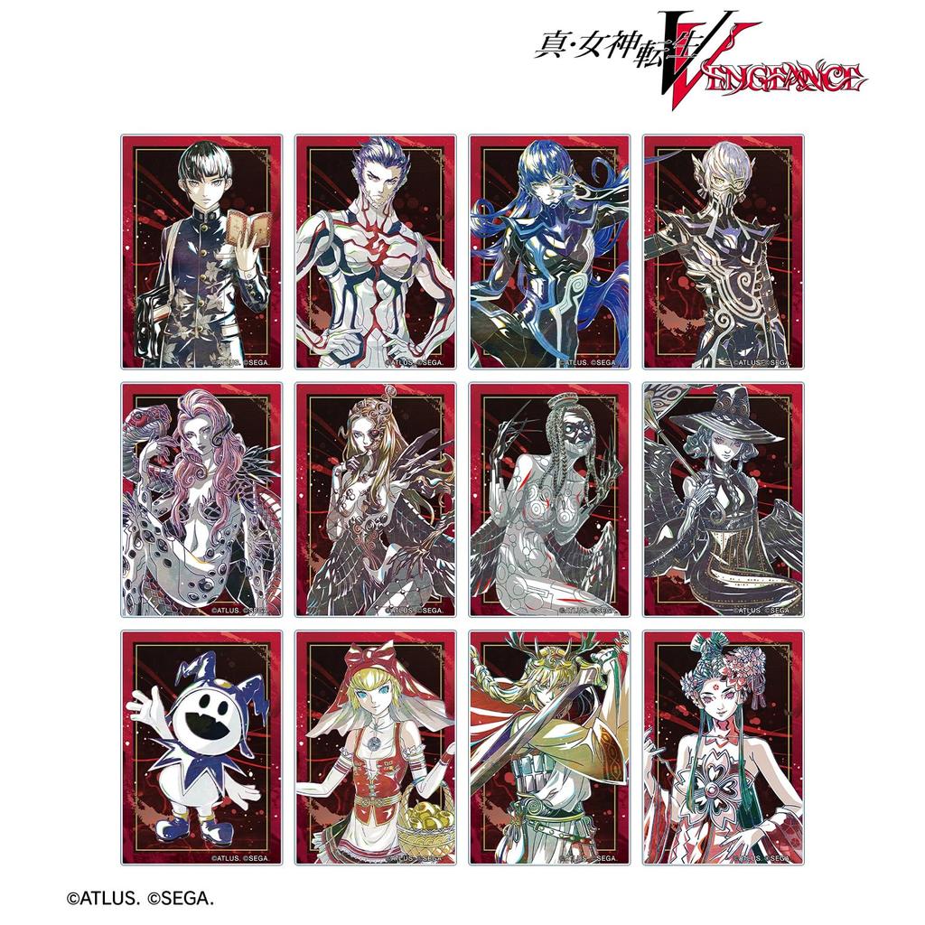 Shin Megami Tensei V Vengeance Trading Ani Art Acryl-Karten Schachtel mit 12 Stück