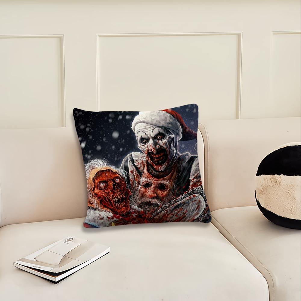 Hot Film Horrible T-Terrifier 3 cushion cover Pillow Cover Decoration Room Home Sofa living Office Car Nordic Simplicity