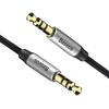 Kabel Audio Mini-Klinke 3,5 mm Aux Baseus Yiven 1 m (Schwarz-Silber)