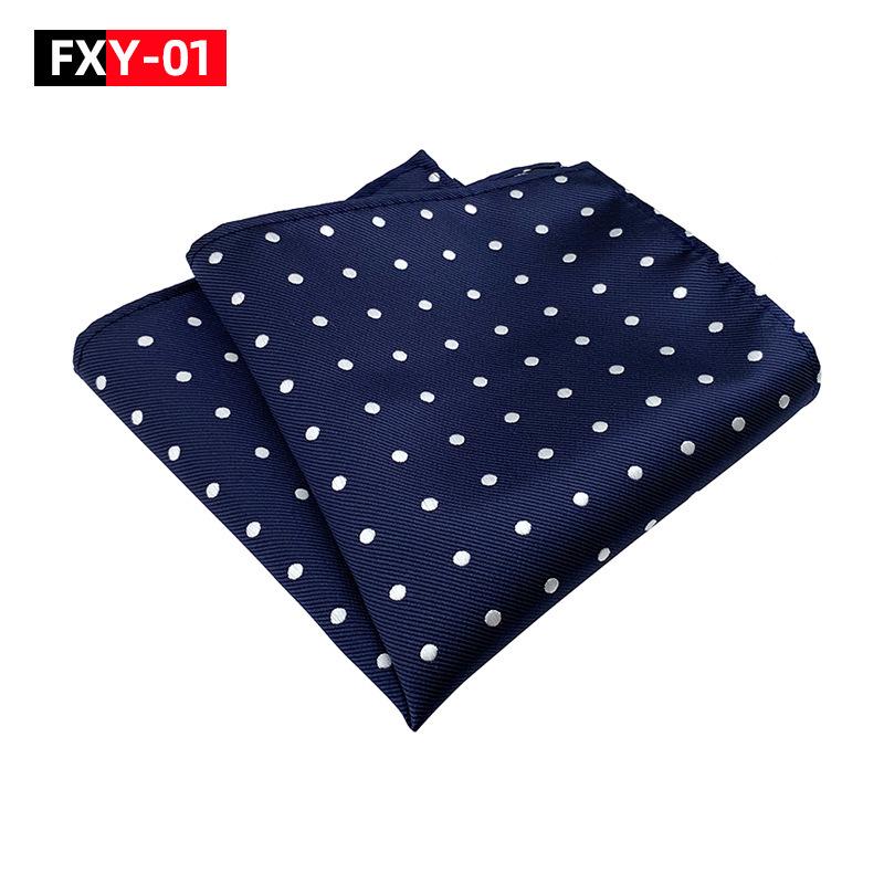 Men's Polka Dot Suit Handkerchief - Fashionable Square Pocket Scarf