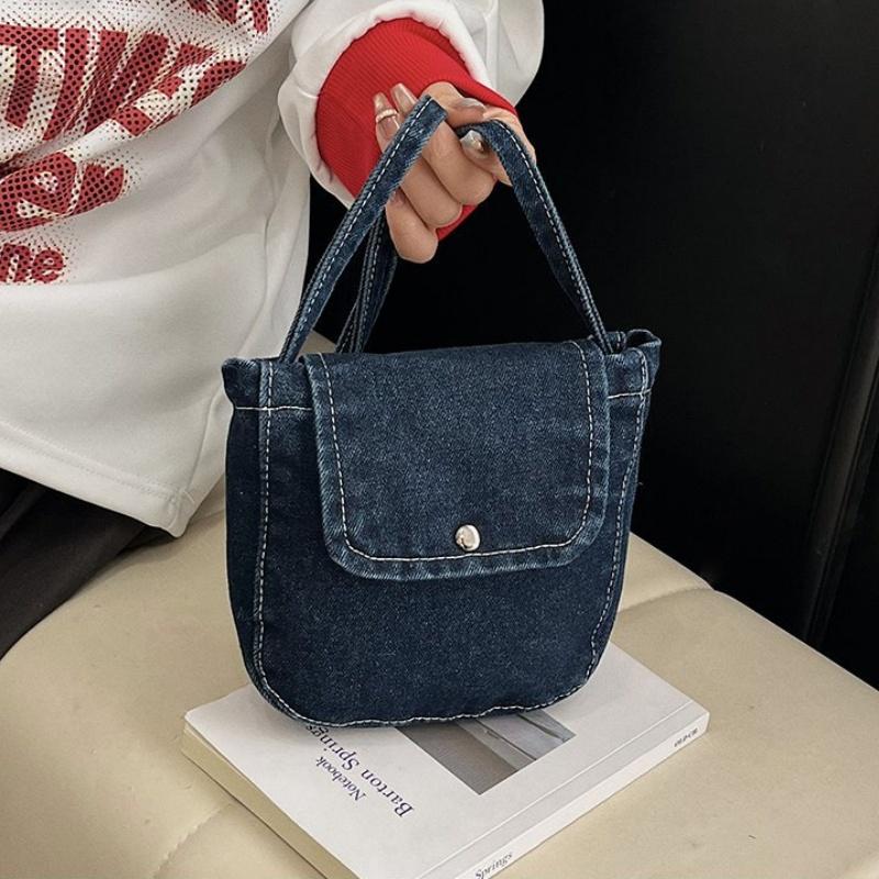 Trendy Denim Shoulder Bag For Women Fashionable Crossbody Purse Casual Versatile Commute Handbag