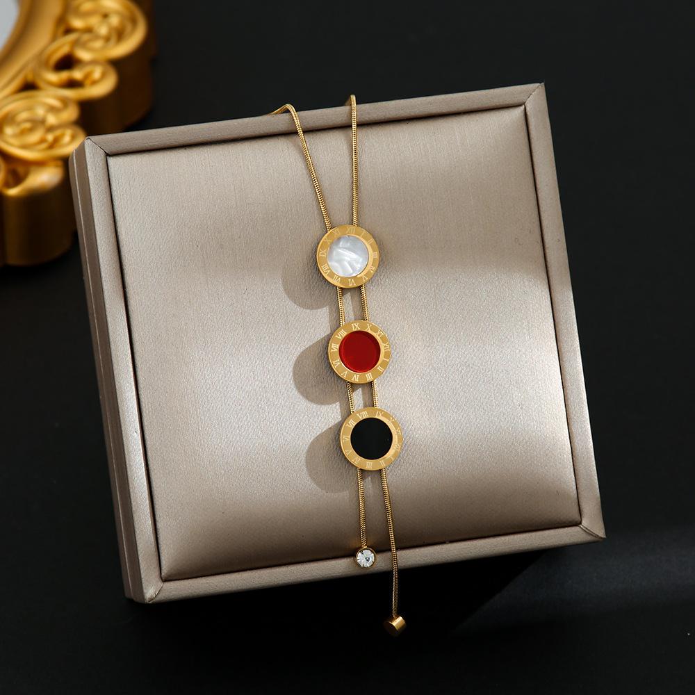 Colier din Oțel Titan Placat cu Aur de 18K, Lanț Claviculă de Înaltă Calitate pentru Femei - Bijuterii care nu se Decolorează