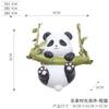 Ny Kreativ Tecknad Trädgårds Blomkruka Hänge Panda Gård Trädklättring Hänge Balkong Utomhus Dekoration