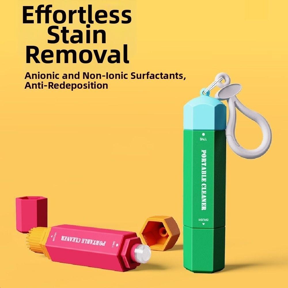 15ml Stain Remover Pen Double Head Oil Remover Stick Emergency Cleaner Pen Clothes Cleaning