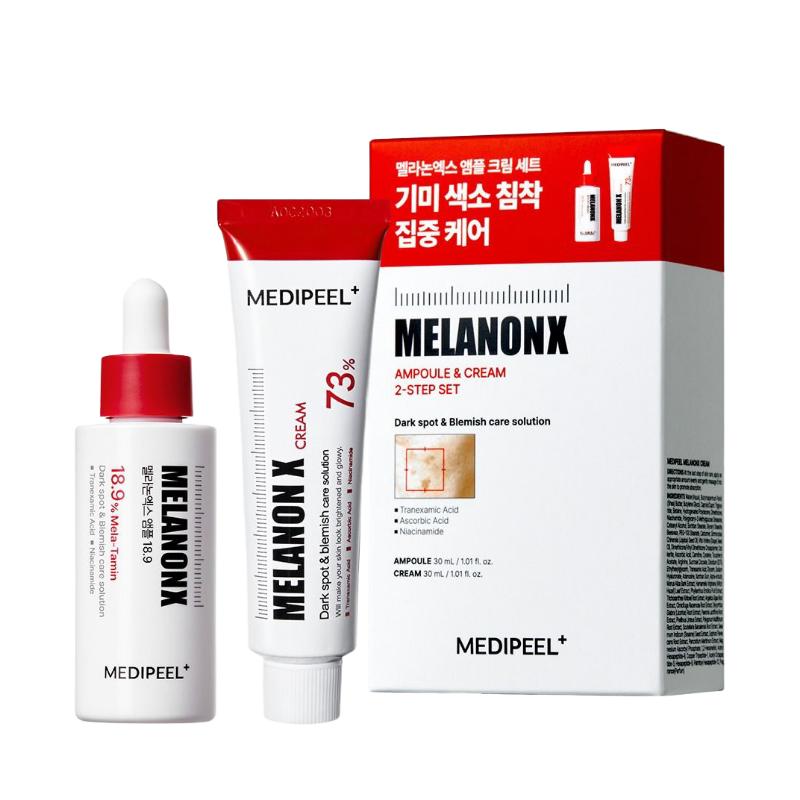 [MEDI-PEEL] Melanon X Speciale Huidverzorging 2-delige Set (Ampul 30ml + Crème 30ml) - Oplichtende Set