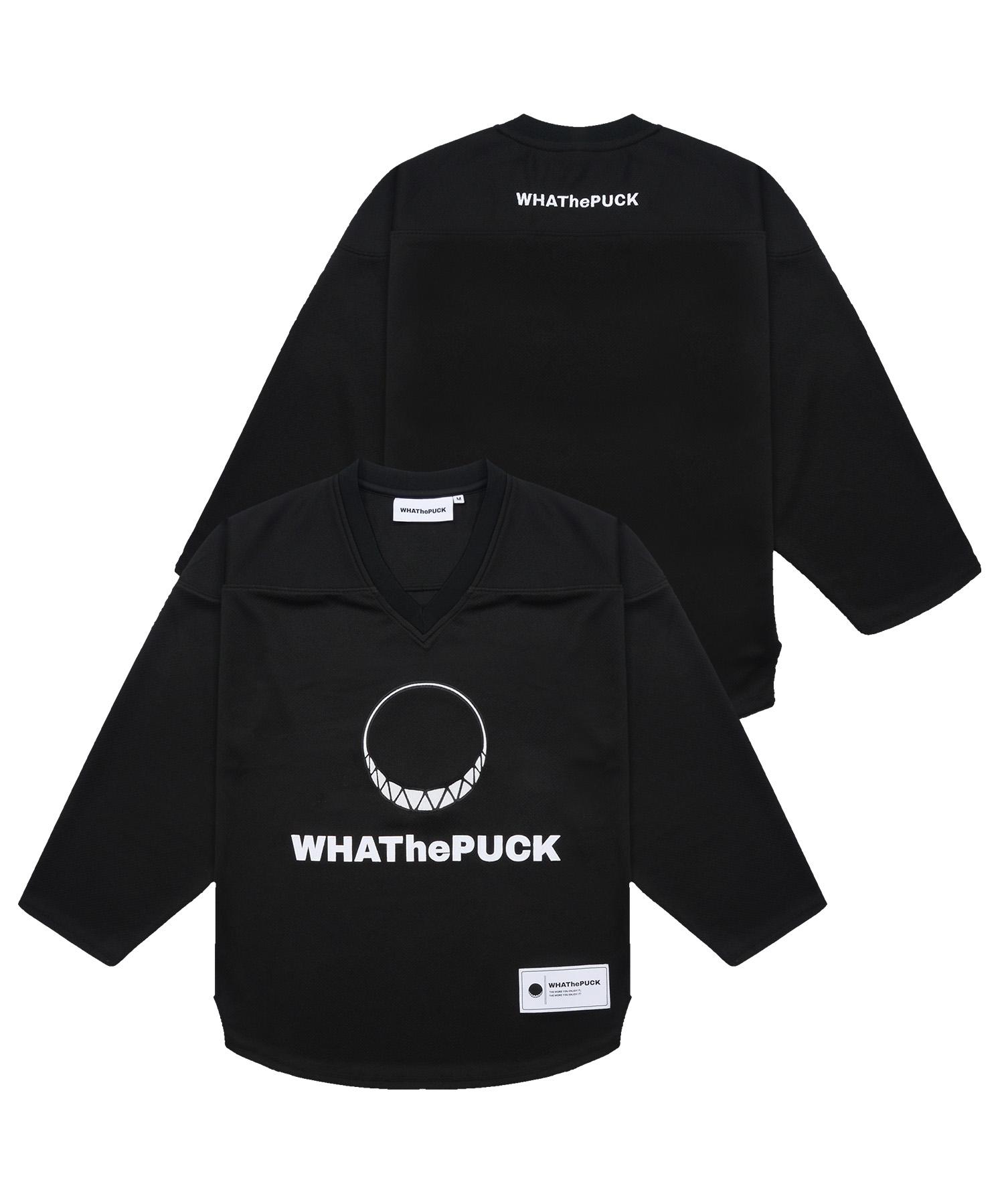 What The Fuck Wtp Big Symbol Logo Hockey Jersey Black Xl
