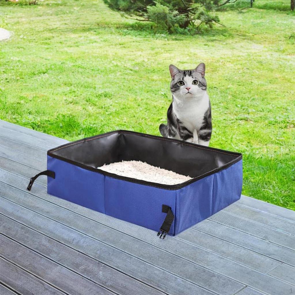 Katzentoilette, Katzenstreuwanne, Tragbarer Träger, Offene Haustier-Kätzchenwanne für Van