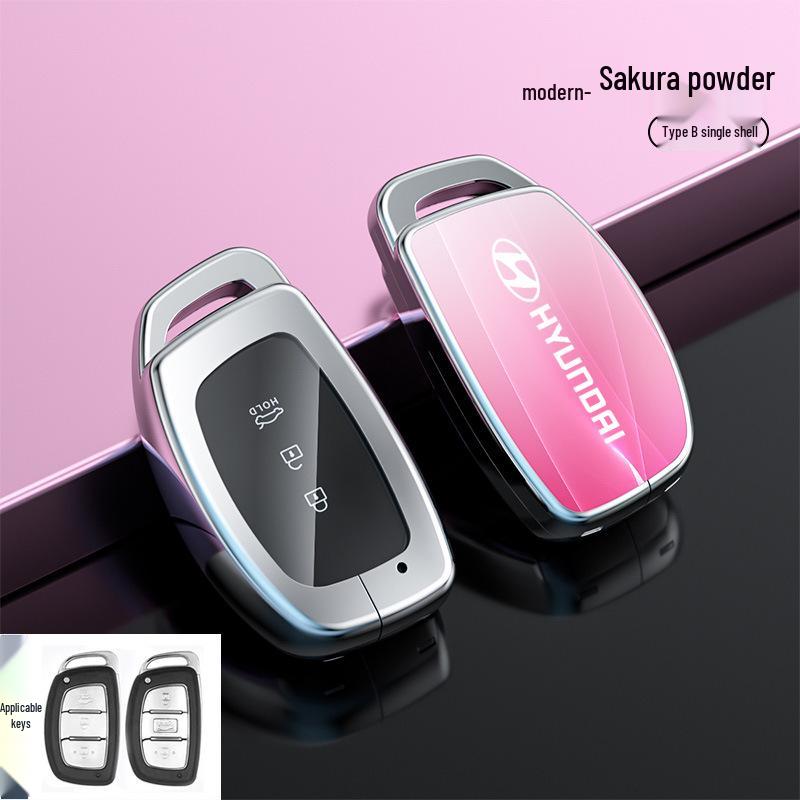 Hyundai Tucson Palisade IONIQ Nexo L Key Case Snap Button Shell
