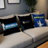 M-Michelins Logo Pillow Cover for Bedroom Room and Living Room Sofa Decorative Cushion Cover