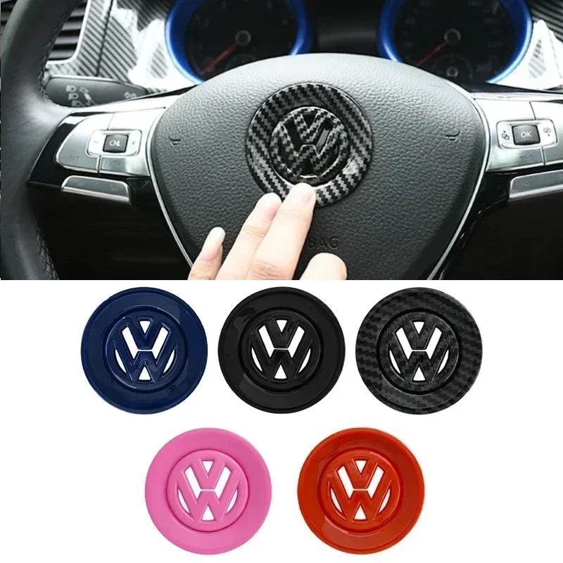 Pro VW Volkswagen Jetta MK5 Golf 3D ABS Dutý Středový Znak Volantu Auta Samolepka pro Volkswagen Passat MK6 MK7 CC Pol