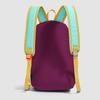 Color-Blocked Backpack Unisex Large Capacity Lightweight for Commuting and Travel Student Schoolbag
