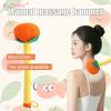 1PCS Coarse Cloth Ai Cao Meridian Massage Hammer Persimmon-Shaped Handheld Tool For Full Body Therapy Neck, Shoulder