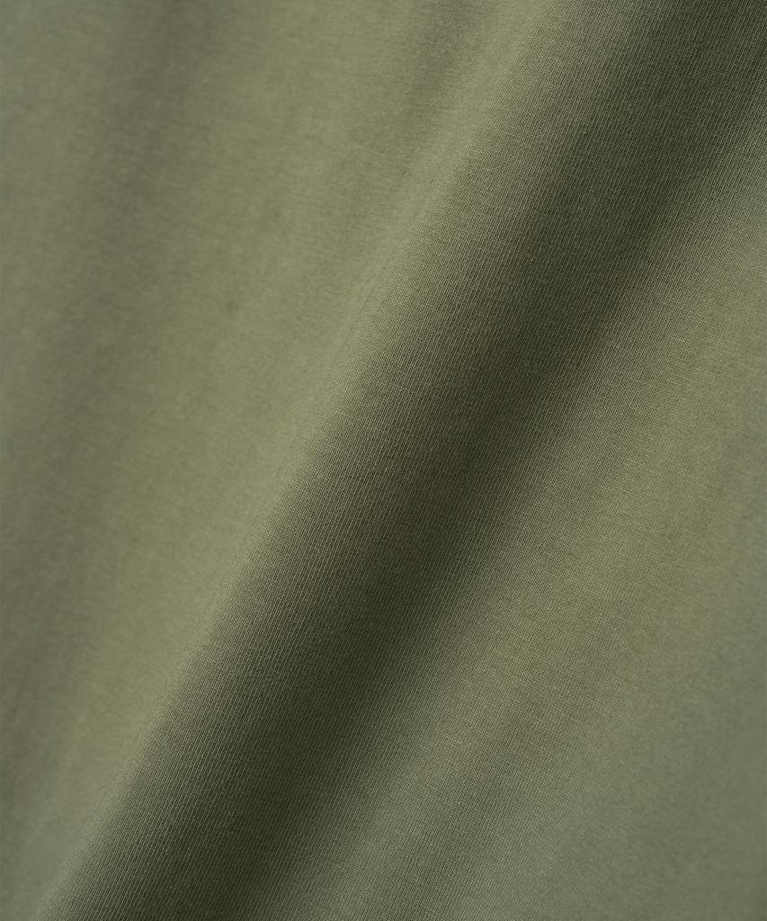 MILLO WOMEN Layered Lettering T-Shirt [Khaki]