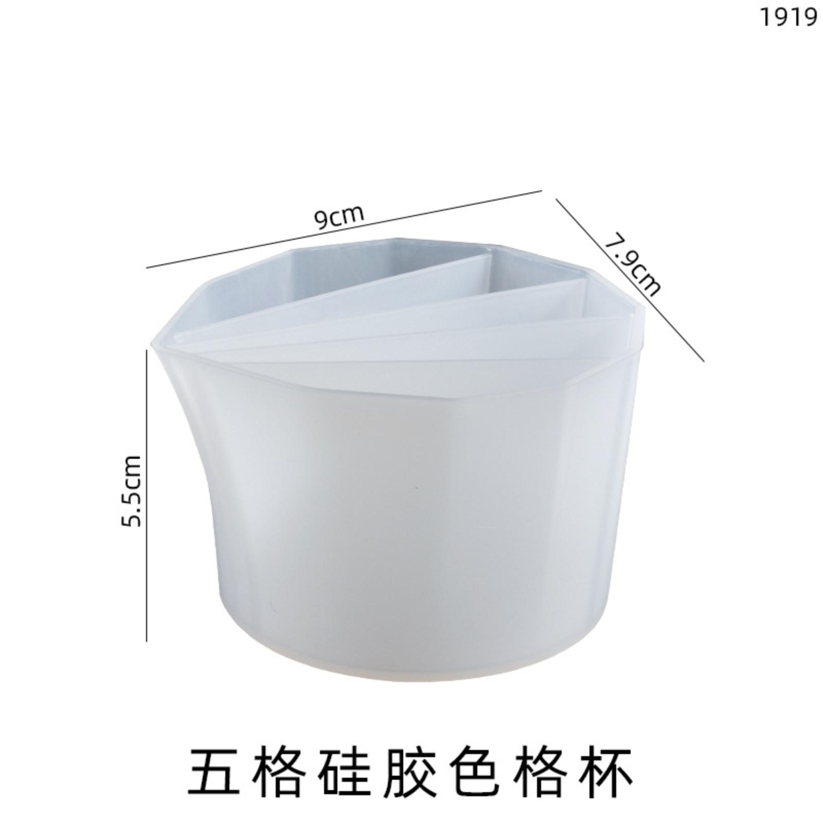 DIY Crystal Resin Mixing Cups , Silicone Colour ,matching Cups , Silicone Moulds One Size