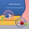 Cat Mouse Ball Toy Set: Spherical Cage, Rabbit Fur Mouse, Plush Ball, Teaser Stick, Tumbler Toy.