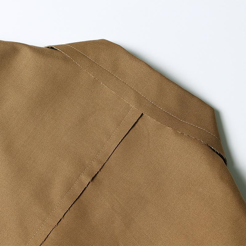 Australian Trendy Lapel Jacket 2025: Fashionable Chain Accent, Contrast Stitching, Long Sleeve All-Match Suit