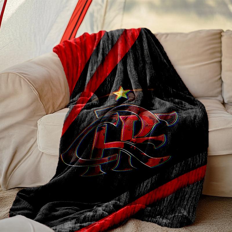 1pc Cozy Print Blanket, Rangers FC Blanket Appropriate for Home Picnic and Travel Adventures