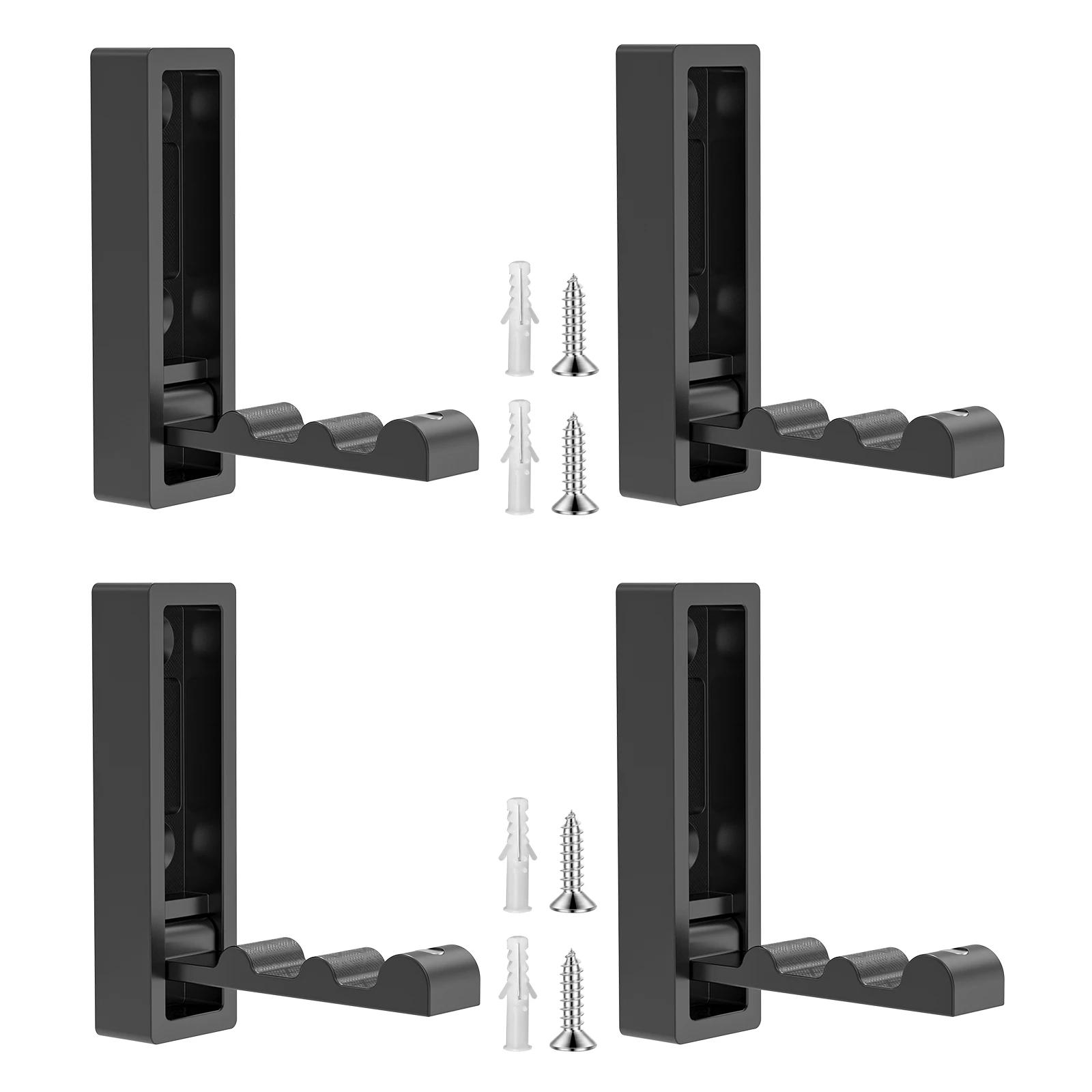 4Pcs Foldable Invisible Hook Zinc Alloy Retractable Hook Wall Mounted Bathroom Kitchen Clothes Hook 90° Folding Clothes Hanger 4Pcs чёрный