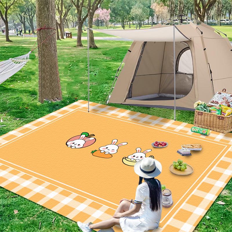 

Водонепроницаемый утолщенный коврик для пикника: Портативный влагостойкий коврик для кемпинга и палатки 150*200cm