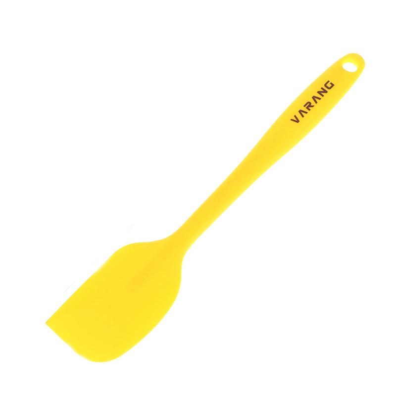 1pc Kitchen Silicone Cream Butter Cake Spatula Scraper Cake Cream Scraper Nonstick Butter Spatula Brush Mixer Cake Baking Tools S жёлтый