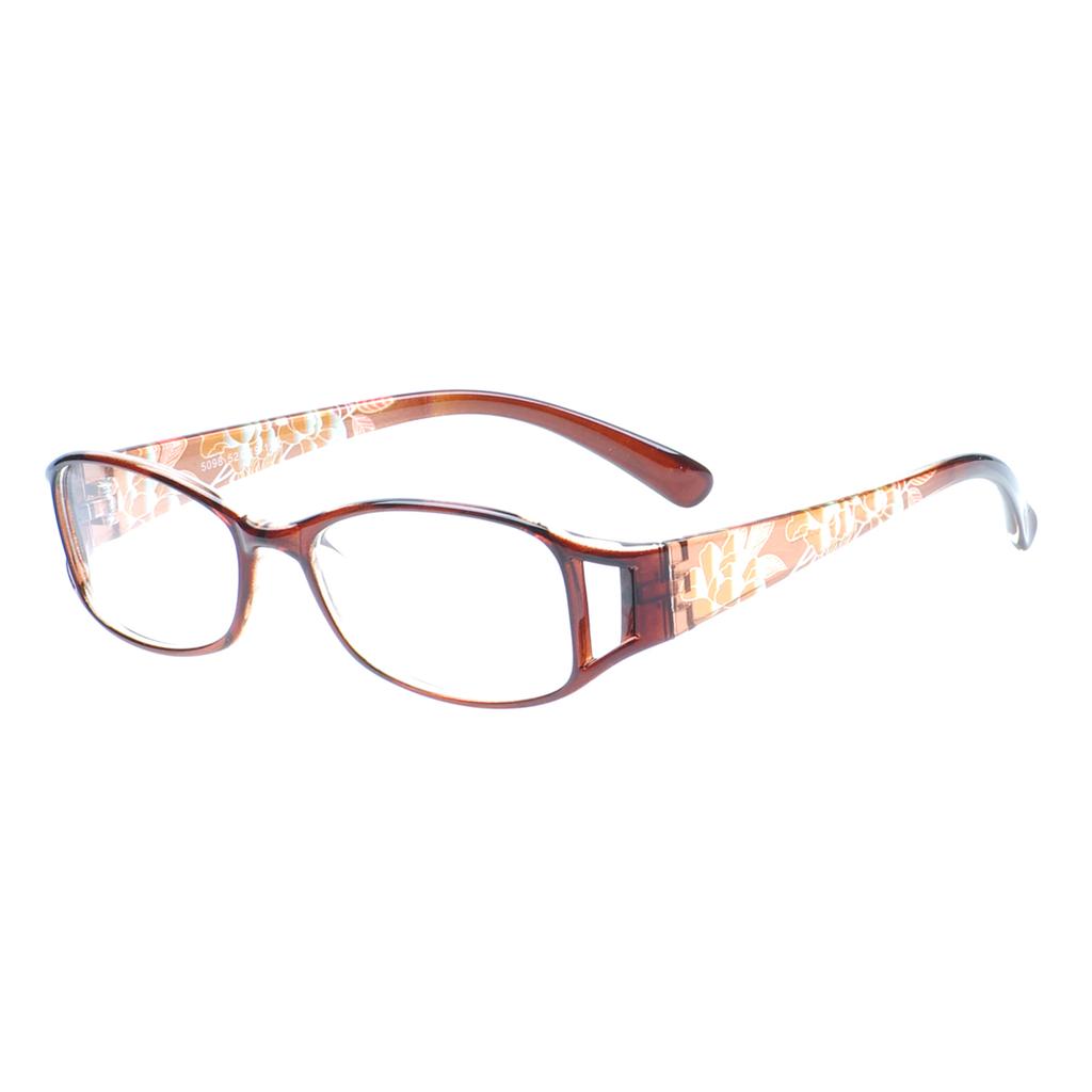 Women Reading Glasses Oval TR90 Full Rim Transparent Lightweight Round Spectacles With Optical Prescription Lenses Myopia