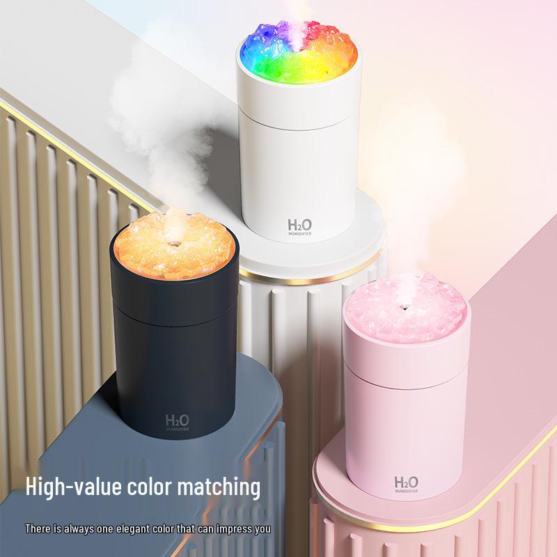 Compact USB Humidifier: Silent Desk, Car, and Home Moisturizer