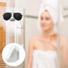 Set of 8 Space Saving Nose Shape Glasses Holder Wall Mount Rack for Eyewear Collection in Bedrooms and Bathrooms