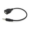 Car Stereos Male Plugs Jacking To USB Female Cord Converter Cable U Disk Aux Cable