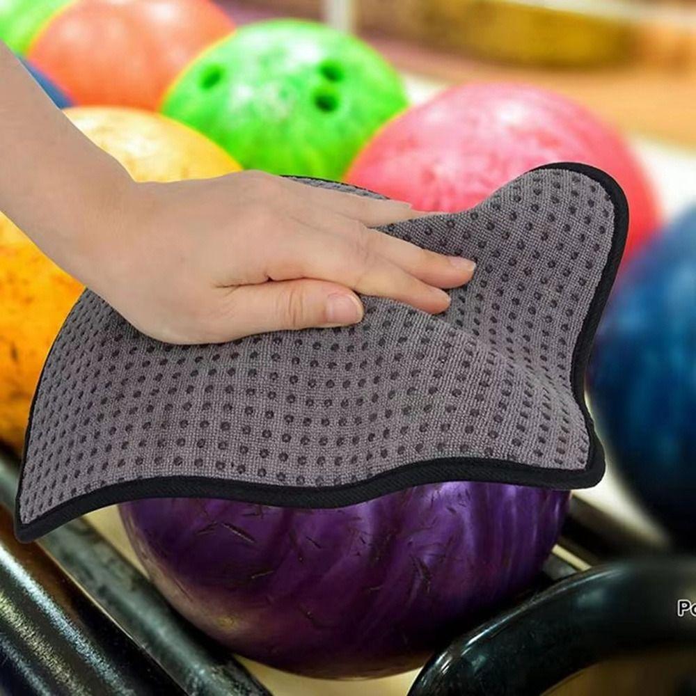 Microfiber Bowling Cleaning Towel Anti-slip Washable Wiper  for Wiping Dust and Removing Debris
