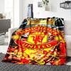 Manchester Blanket Soft Cozy Great for Couch Picnics Sofa Four Seasons Multipurpose Digital Print Best Holiday Gift for Friends Family
