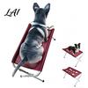 Convenient Pet Washing Station Dog Grooming Hammock Stand Foldable Cat Bath 8-Hole Elevated Platform for Small Medium Dogs Nail Trimming And Bathing