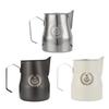 Milk Frothing Pitcher Coffee Maker Stainless Steel Latte Art Tool 350 ml for Hot Chocolate Lattes Cappuccino Coffee Matcha