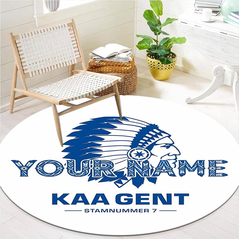 Chief S Pride Custom Name Round Area Rug Carpet Rug For Living Room Bedroom Sofa Playroom Decor Nonslip Floor Mat