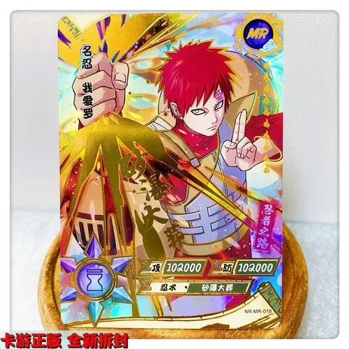 KAYOU Genuine Naruto Card MR 01-37 Series Uzumaki Naruto Hyuga Hinata Uchiha Sasuke Anime Character Collection Cards Toys Gifts