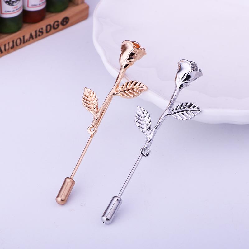 Elegant Lapel Pins Gifts For Men Classic Metal Pins Suit Brooch Luxury Women's Brooch Suit Accessories Gentleman Wholesale